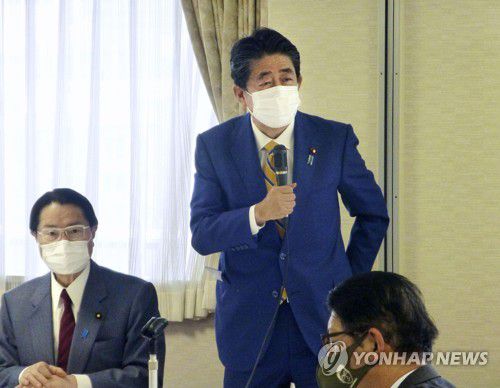 아베 신조　전 일본 총리[교도=연합뉴스 자료사진]