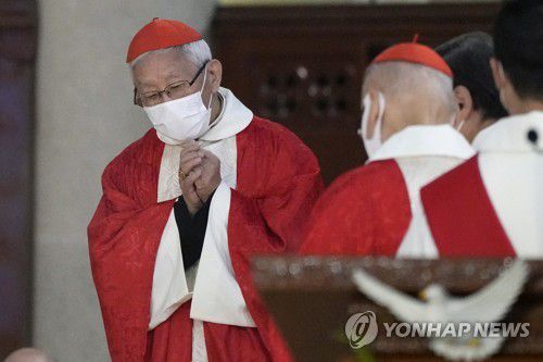 조지프 쩐 홍콩 추기경[AP 연합뉴스 자료사진]