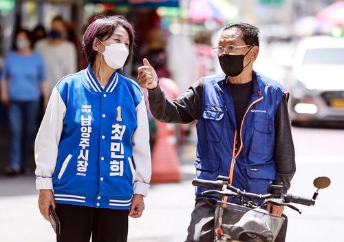 더불어민주당 최민희 남양주시장 후보[최민희 선거사무소 제공. 재판매 및 DB 금지]