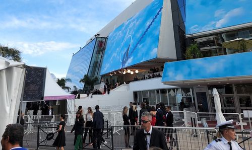 제75회 칸국제영화제가 열리는 뤼미에르 극장[촬영 오보람]