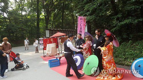 일본 방문 외국인 관광객[도쿄=연합뉴스 자료사진] 2019.06.02