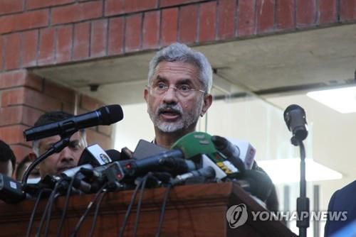 S. 자이샨카르 인도 외교부 장관.[EPA 연합뉴스 자료사진. 재판매 및 DB 금지]