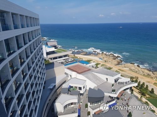 부산 기장군에 있는 한 특급호텔[연합뉴스 자료사진]