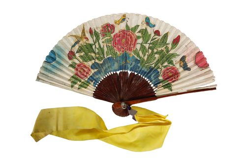 국립국악원 '명인 명창 부채- 바람에 바람을 싣다' 기획전남해안별신굿보존회에 전해 내려오는 100년이 넘은 부채 [국립국악원 제공. 재판매 및 DB 금지]