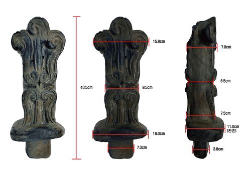 태안 청포대 갯벌에서 나온 검파[국립해양문화재연구소 제공. 재판매 및 DB 금지]
