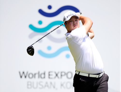 황중곤의 드라이버 티샷.[KPGA 제공. 재판매 및 DB 금지]