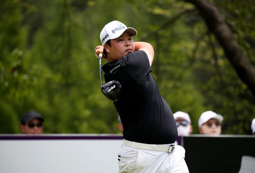 황중곤의 드라이버 티샷.[KPGA 제공. 재판매 및 DB 금지]