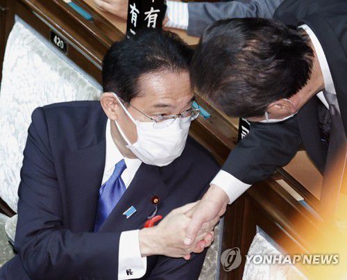 기시다 후미오 일본 총리[도쿄 교도=연합뉴스 자료사진]