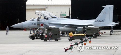 일본 항공자위대 F15 전투기[촬영 이세원]