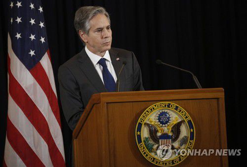 태국 방문 중인 블링컨 미 국무장관[EPA 연합뉴스 자료사진. 재판매 및 DB 금지]