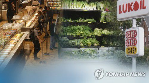 미국 물가 상승 (CG)[연합뉴스TV 제공]