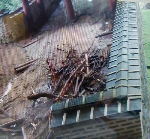 수도권 지역 폭우로 피해를 입은 남한산성의 모습 [문화재청 제공. 재판매 및 DB 금지]