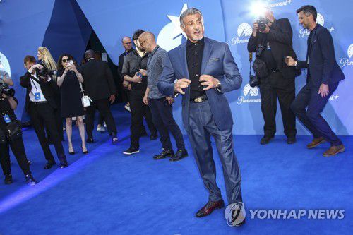 액션 배우 실베스터 스탤론[연합뉴스 자료사진. 재판매 및 DB금지]