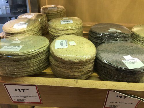 멕시코시티 슈퍼마켓의 토르티야[연합뉴스 자료사진. 재판매 및 DB 금지]