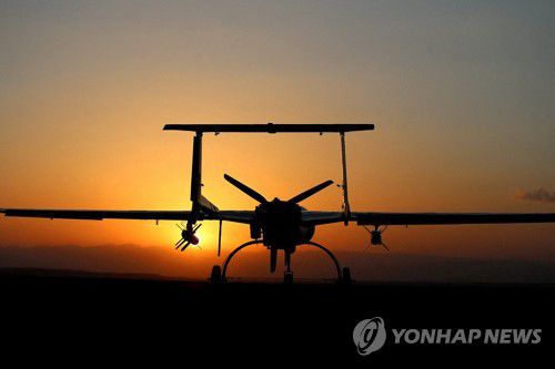 이란군 드론 훈련[로이터/WANA 연합뉴스 자료사진. 재판매 및 DB 금지]