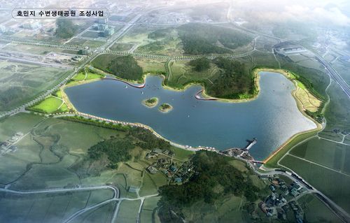호민지 수변 생태공원 조성사업 조감도[경북개발공사 제공. 재판매 및 DB 금지]