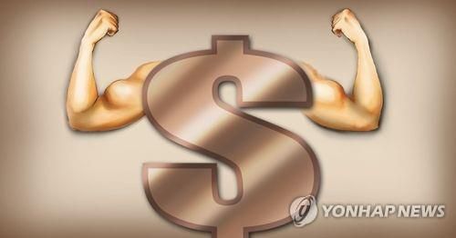 강한 달러, 달러 강세(PG)[제작 이태호] 일러스트