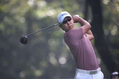 최진호의 최종 라운드 2번 홀 티샷 모습[KPGA 제공. 재판매 및 DB 금지]