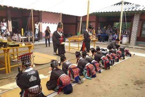 2019년 '종묘대제 제수진설' 체험 행사 모습 [문화재청 제공. 재판매 및 DB 금지]