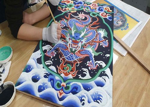 전통공예체험교육 모습[한국전통문화대학교 제공. 재판매 및 DB 금지]