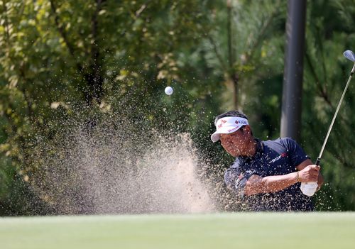 최경주의 벙커샷.[KPGA 제공. 재판매 및 DB 금지]