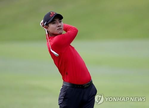 김한별의 아이언샷.[KPGA 제공. 재판매 및 DB 금지]