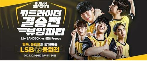 카트라이더 리그 결승전 뷰잉파티[부산정보산업진흥원 제공]