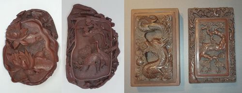 왼쪽부터 연지문연, 십장생문연, 운용문연, 매화문연권정상 촬영