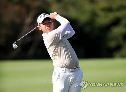 코리안투어 최연소 컷 통과 기록을 세운 안성현.[KPGA 제공. 재판매 및 DB 금지]