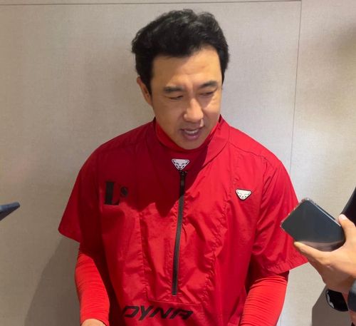 2일 인천 SSG랜더스필드에서 열릴 한국시리즈 2차전을 앞두고 인터뷰하는 SSG 김강[이대호 촬영]