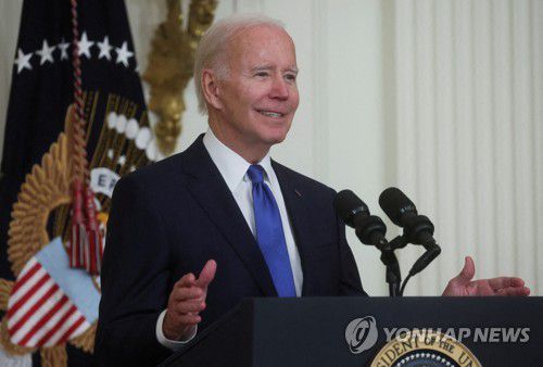 조 바이든 미국 대통령[로이터 연합뉴스 자료 사진. 재판매 및 DB 금지]