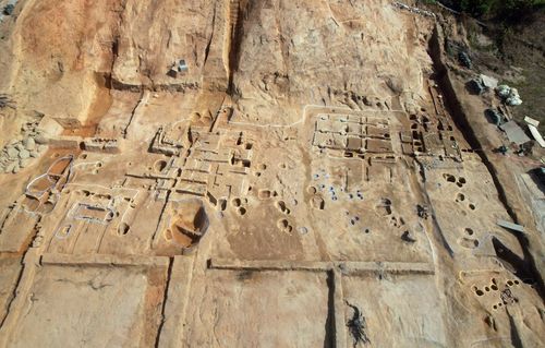 부여 화지산 유적 발굴조사 현장[부여군 제공. 재판매 및 DB 금지]