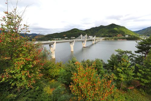둘레길을 걸으면서 볼 수 있는 38대교.[사진/조보희 기자]