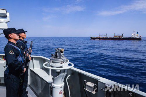 중국 인민해방군 해군[신화 연합뉴스 자료사진]