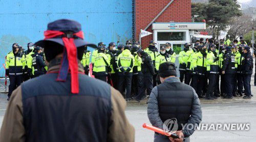 화물연대 총파업[연합뉴스 자료사진]