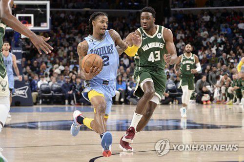 모란트의 도 ㄹ파[AP=연합뉴스]