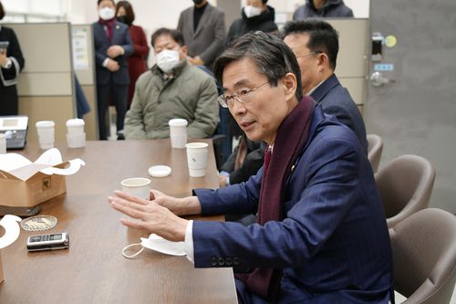 부산 찾은 국민의힘 조경태 의원촬영 오수희 기자