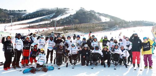 드림프로그램 참가 청소년들. [2018평창기념재단·재판매 및 DB 금지]