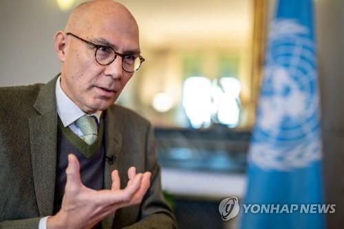 폴커 투르크 유엔 인권최고대표 AFP 인터뷰[AFP=연합뉴스 자료사진]