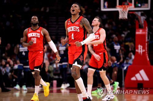 제일런 그린의 득점 세리머니[Erik Williams-USA TODAY Sports/로이터=연합뉴스]