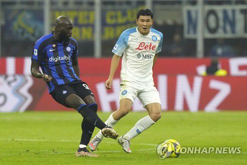 김민재의 이번 시즌 경기 모습[AP=연합뉴스 자료사진]