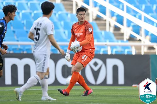지난 시즌 김영광의 경기 모습[한국프로축구연맹 제공. 재판매 및 DB 금지]