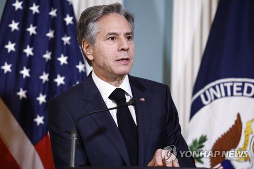 블링컨 美 국무장관[AP 연합뉴스 자료사진. 재판매 및 DB 금지]