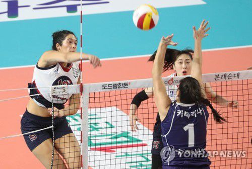 부상선수로 공시된 야스민[연합뉴스 자료사진]