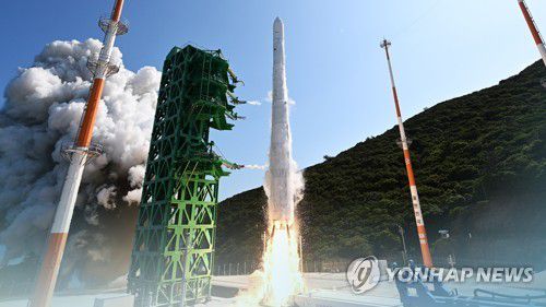 누리호(CG)[연합뉴스TV 제공]