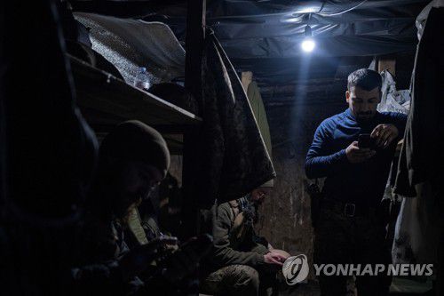바흐무트 인근 우크라이나군 숙영지[연합뉴스 자료사진. 재판매 및 DB 금지]