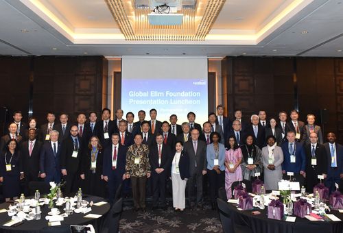 글로벌엘림재단 오찬 참석자 기념 촬영[여의도순복음교회 제공, 재판매 및 DB 금지]