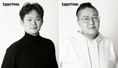 원유필 콘텐츠퍼스트 CFO(좌)와 김생근 CPO(우)[태피툰 제공]