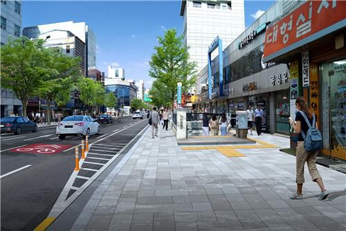 '충무로(돈화문로) 도로공간재편사업' 조감도[서울시 제공. 재판매 및 DB 금지]
