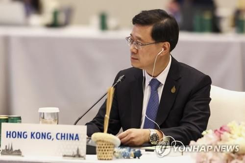 작년 11월 태국 방콕의 APEC 정상회의에 참석한 존 리 홍콩 행정장관[AP=연합뉴스]